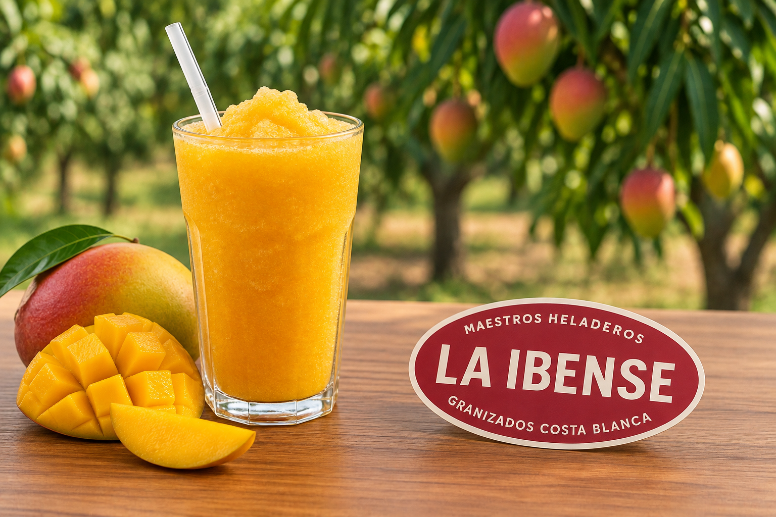 Granizado de mango La Ibense